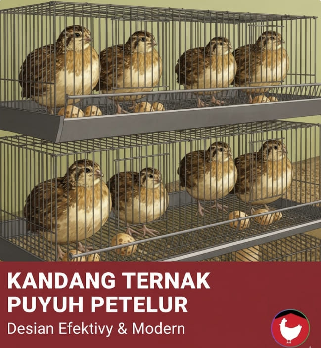 Kandang Ternak Puyuh Petelur
